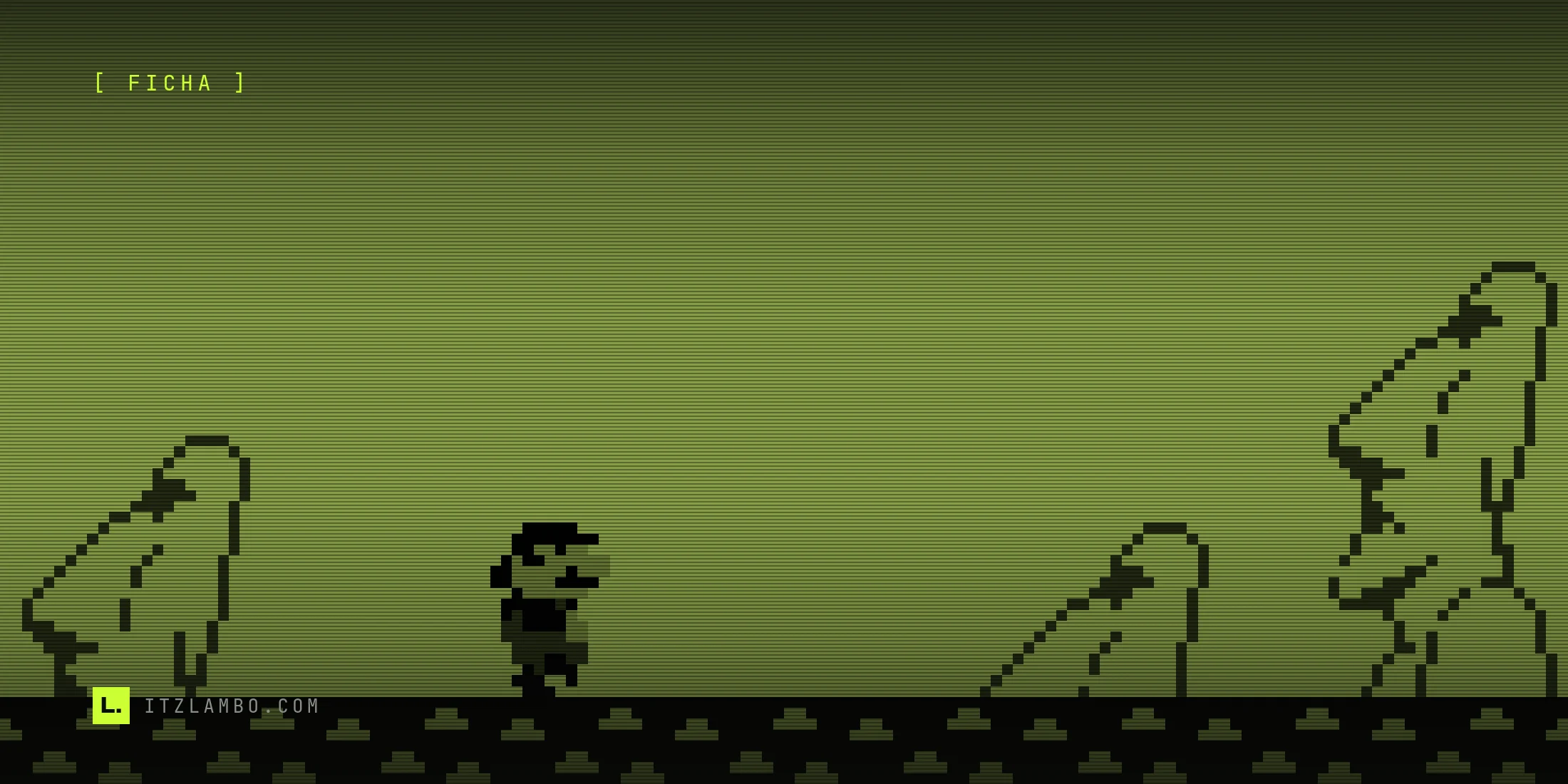 Fotograma de Super Mario Land en Game Boy: Mario camina por el suelo con textura maya del World 3-1 (Reino de Easton), flanqueado por dos cabezas moái de piedra; arriba se ven las monedas, las vidas y el reloj.
